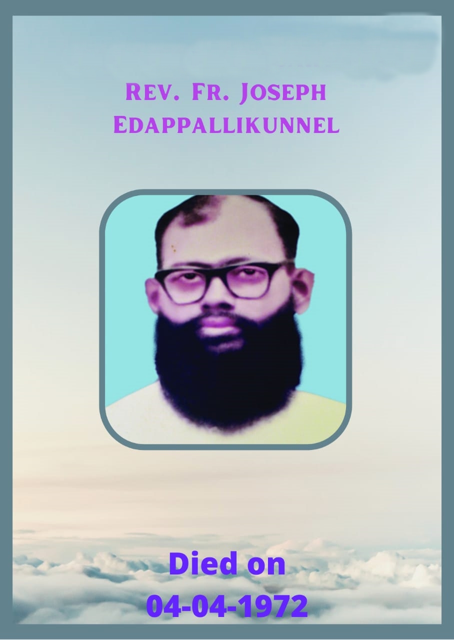 Rev. Fr Joseph Edappallikkunnel MCBS&nbsp;(1927-1972)
