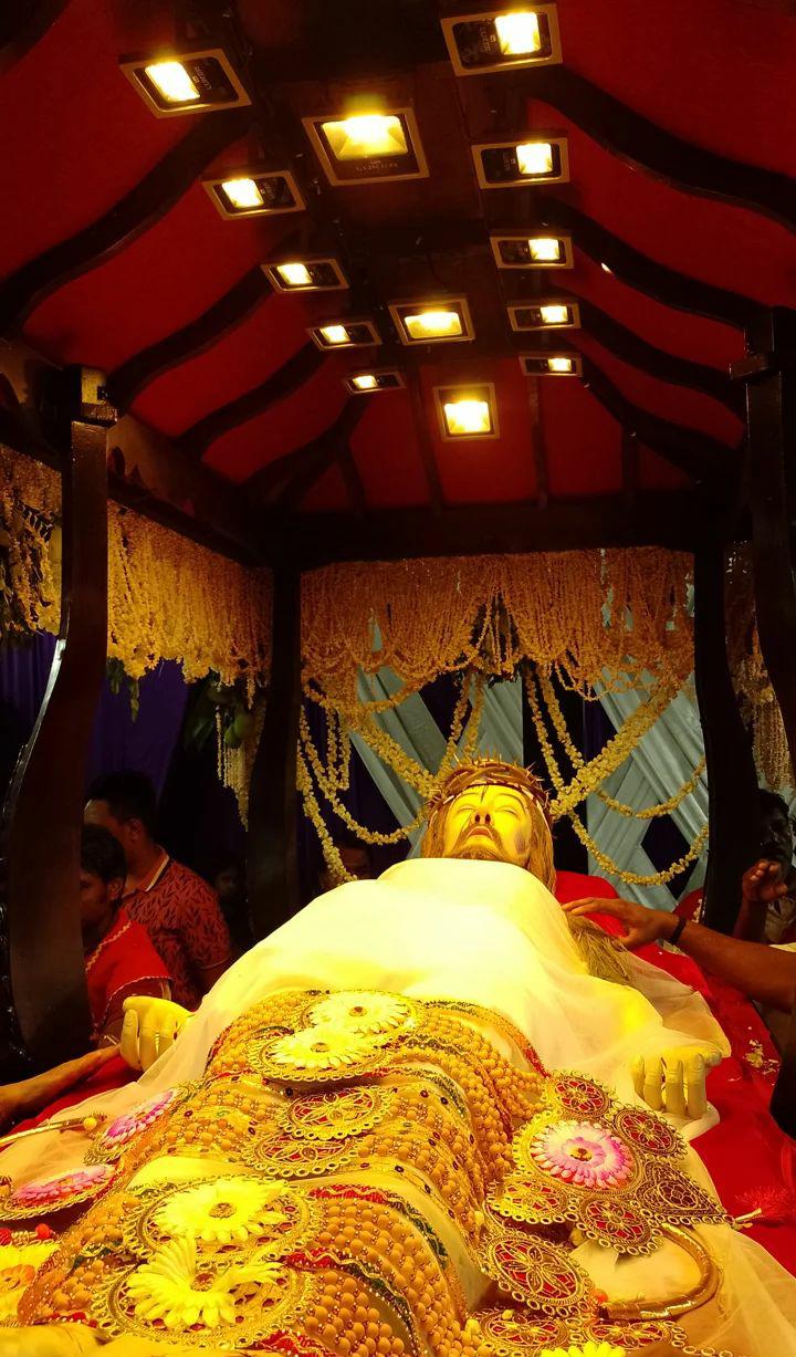 Statue of Jesus at Thankey Church, Cherthala, India | Status Videos for Good Friday