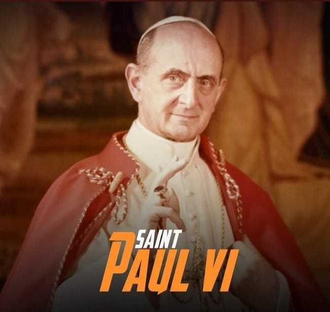 Pope Saint Paul VI –&nbsp;Quote
