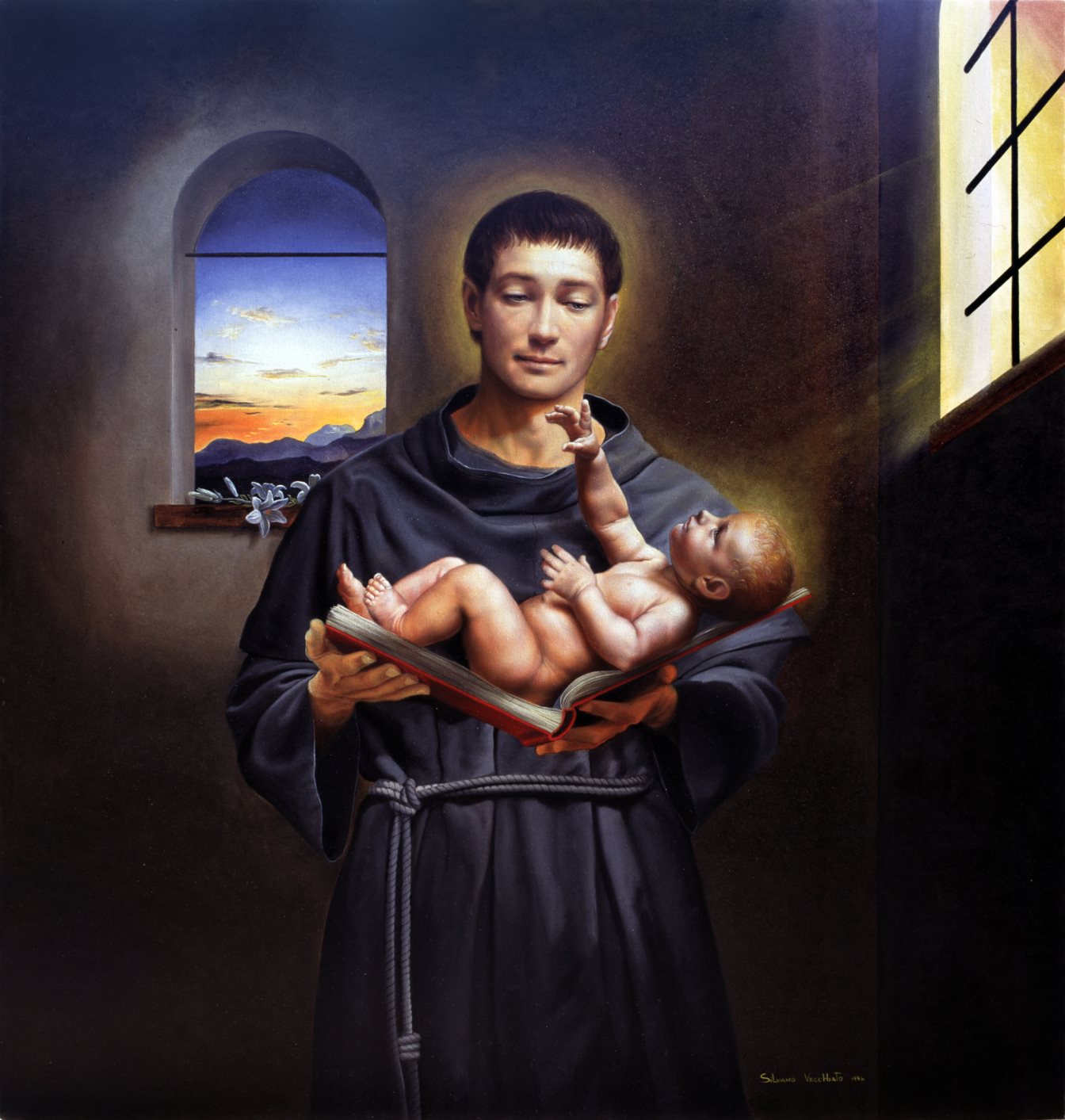 St Antony and Child Jesus