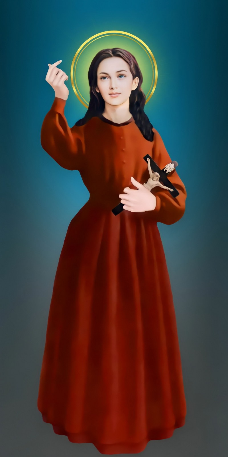 St Clelia | July 13 | Digital Painting