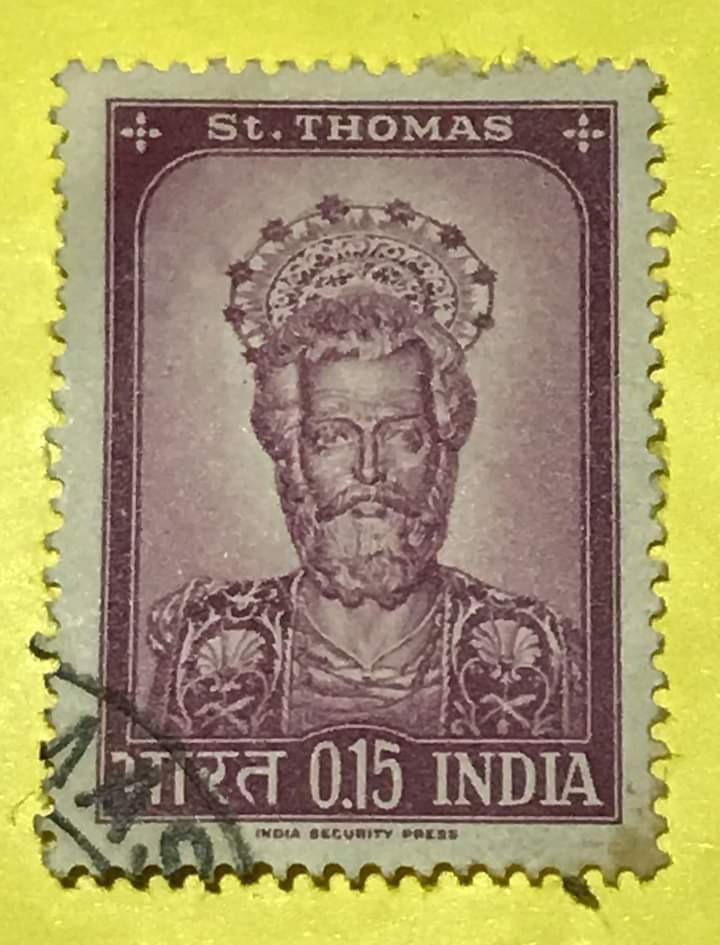 Stamp on Saint Thomas the Apostle