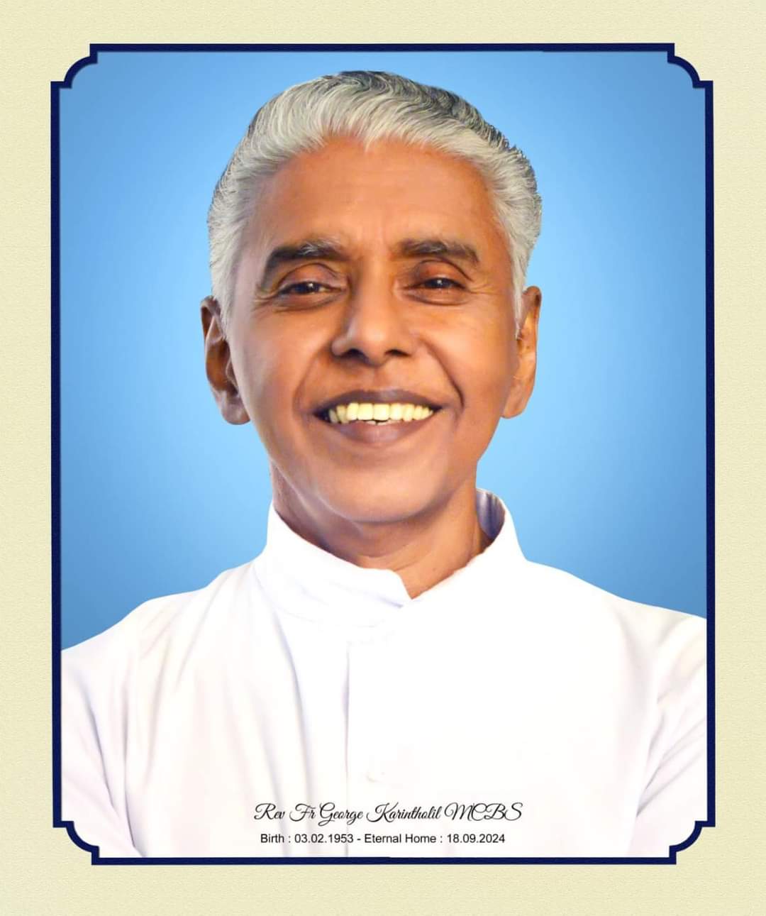Funeral Service Live Fr George Karintholil MCBS