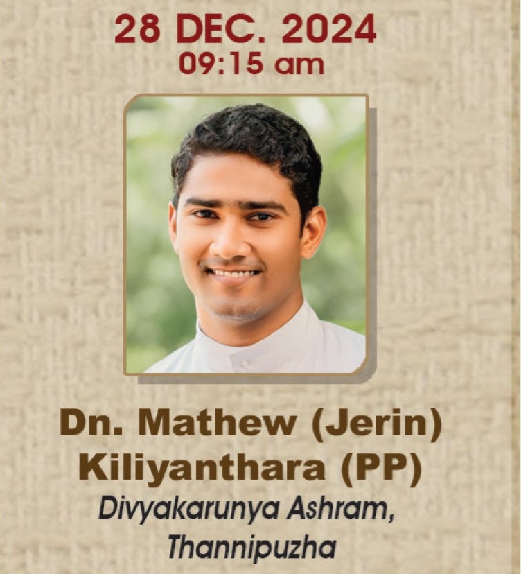Dn Jerin Kiliyanthara MCBS | Priestly Ordination | 28 December&nbsp;2024