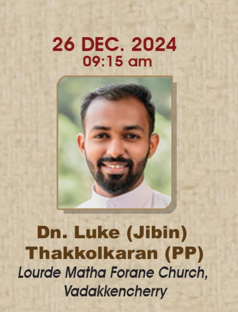 Dn Jibin Thakkolkaran MCBS | Priestly Ordination | 26 December&nbsp;2024