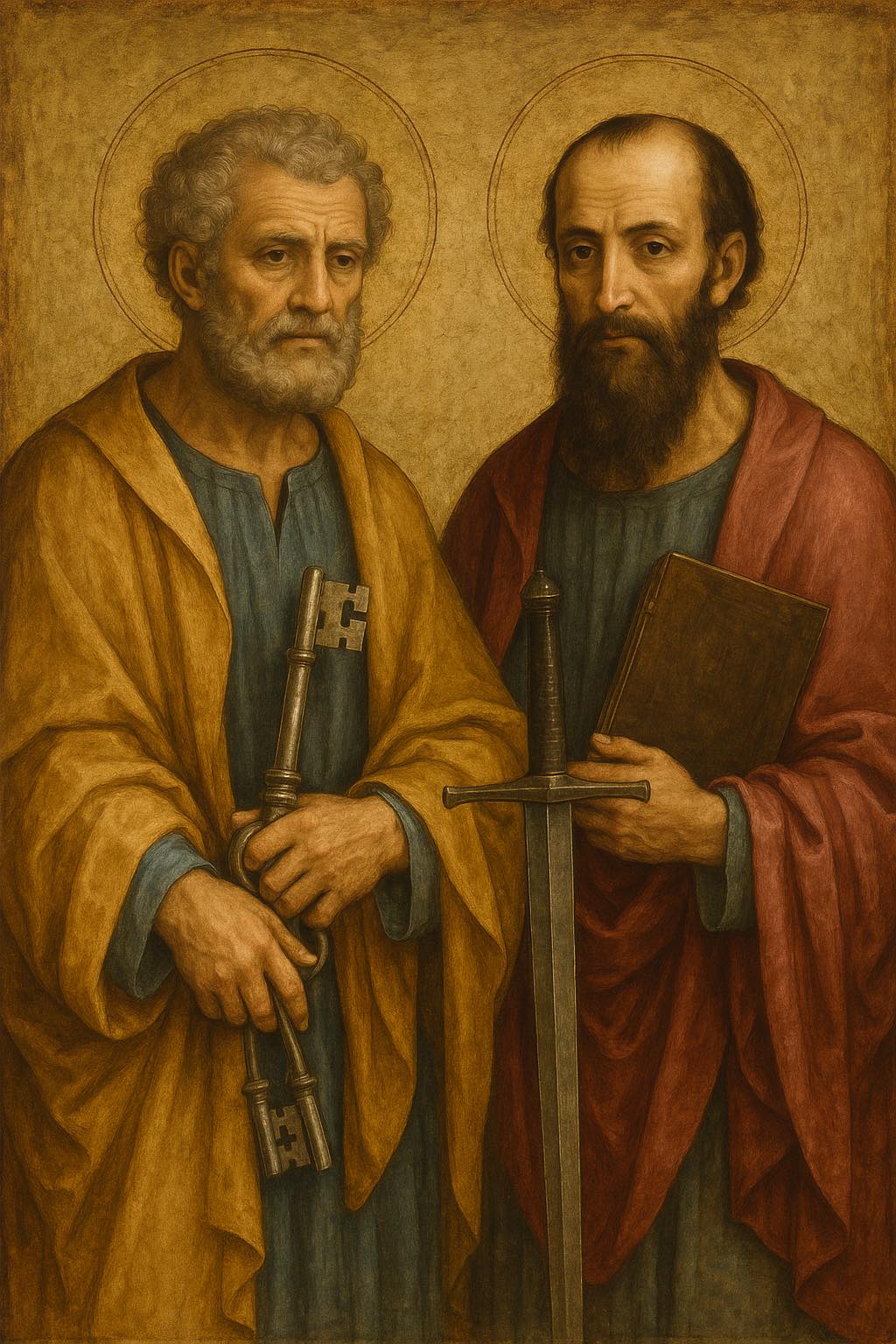 പത്രോസ് പൗലോസ് ശ്ലീഹന്മാരും നാല് അടിസ്ഥാന&nbsp;തൂണുകളും