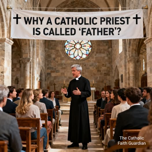 𝗪𝗵𝘆 𝗖𝗮𝘁𝗵𝗼𝗹𝗶𝗰𝘀 𝗖𝗮𝗹𝗹 𝗣𝗿𝗶𝗲𝘀𝘁𝘀&nbsp;“𝗙𝗮𝘁𝗵𝗲𝗿”?