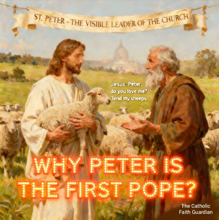 𝐖𝐇𝐘 𝐒𝐓. 𝐏𝐄𝐓𝐄𝐑 𝐈𝐒 𝐓𝐇𝐄 𝐅𝐈𝐑𝐒𝐓 𝐏𝐎𝐏𝐄?