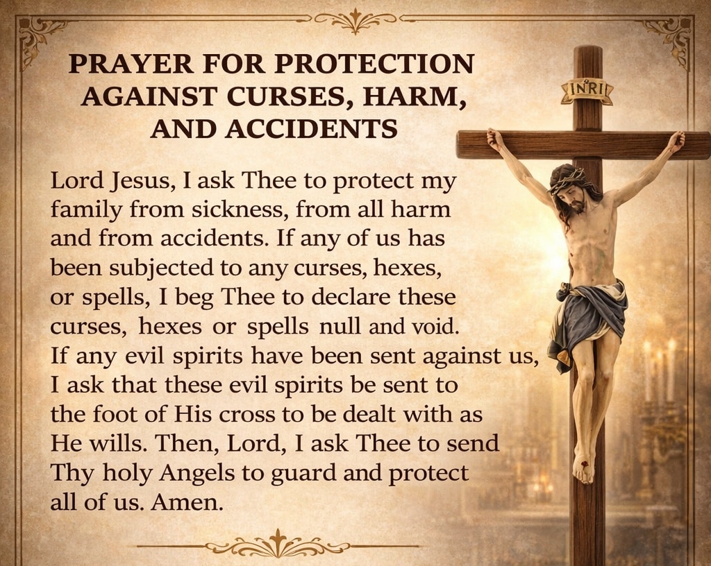 Prayer for Protection Against Curses, Harm, and Accidents