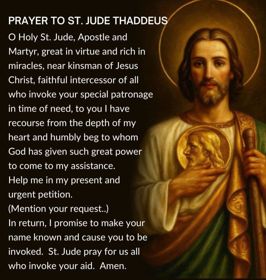 Prayer to St. Jude Thaddeus