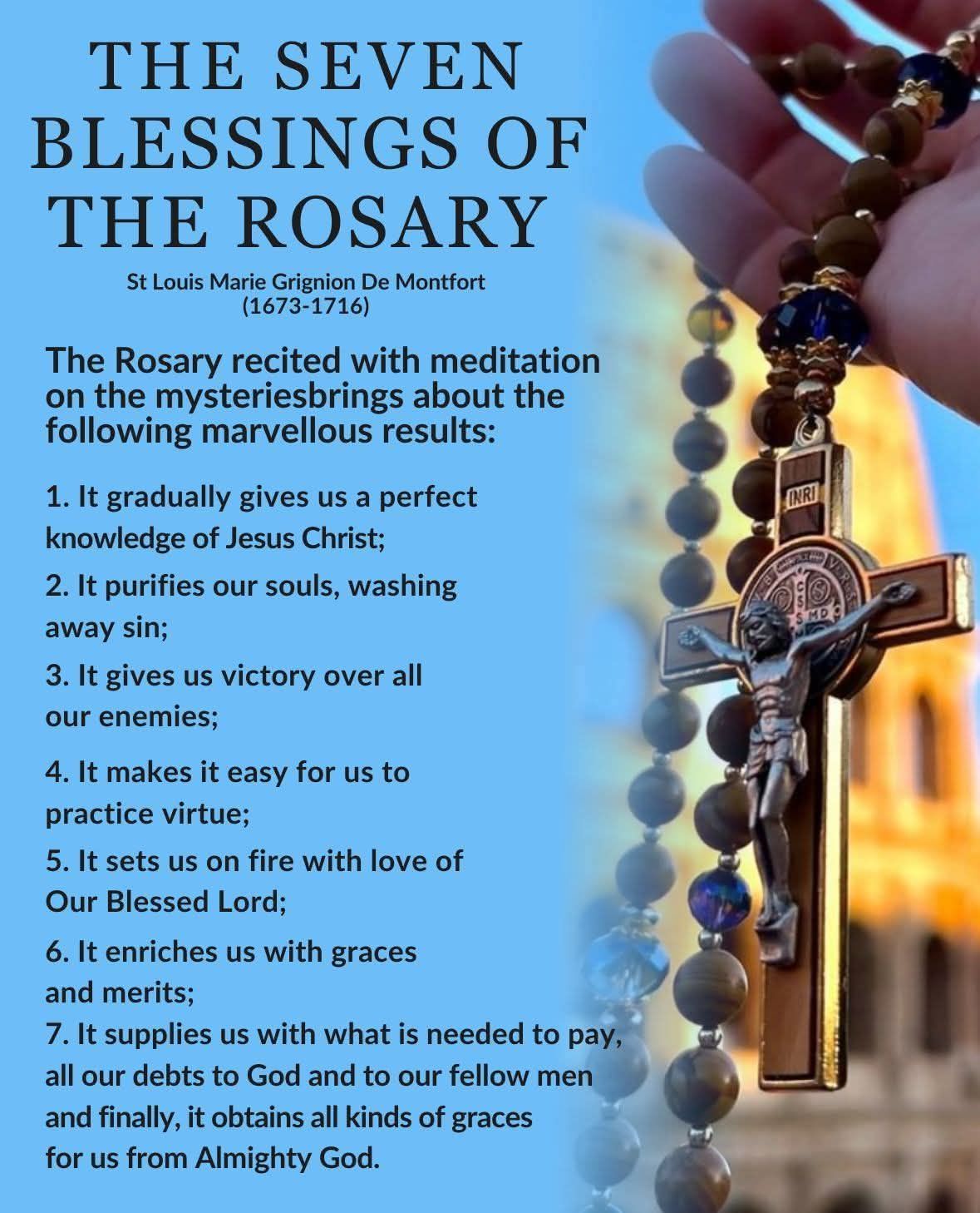 The 7 Blessings of the Rosary