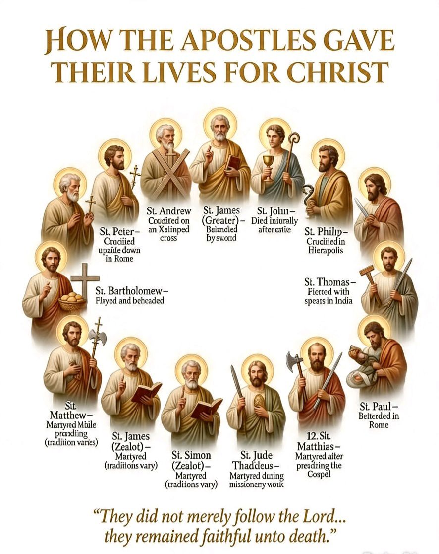 How The Apostles Gave Their Lives for Christ