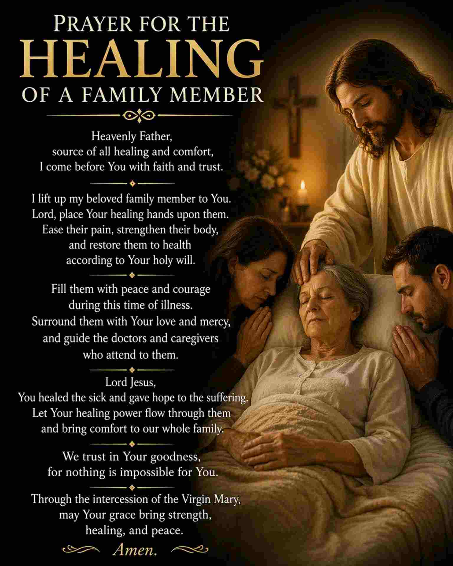 Prayer for the Healing of a Family Member