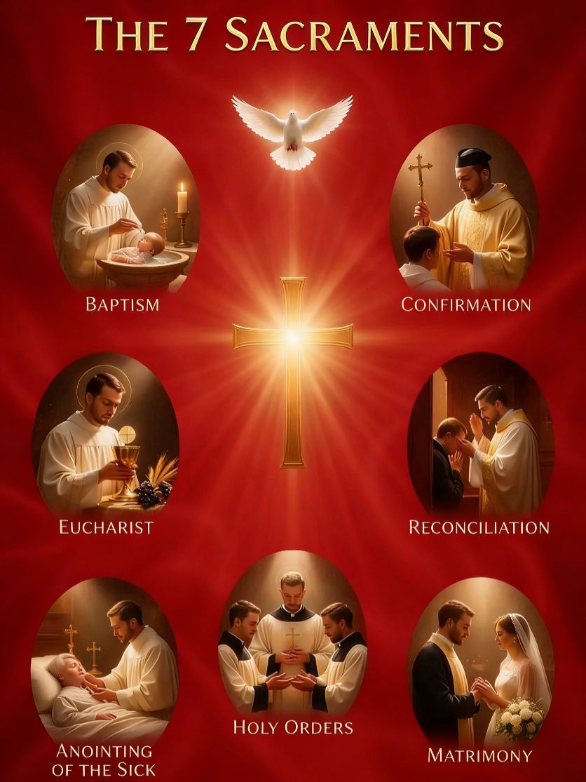 The 7 Sacraments in Catechism of the Catholic Church (CCC)