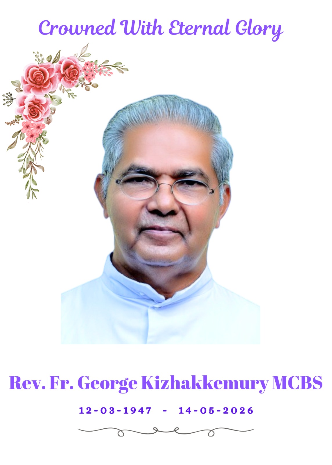 Fr George Kizhakkemury MCBS (1947-2026)