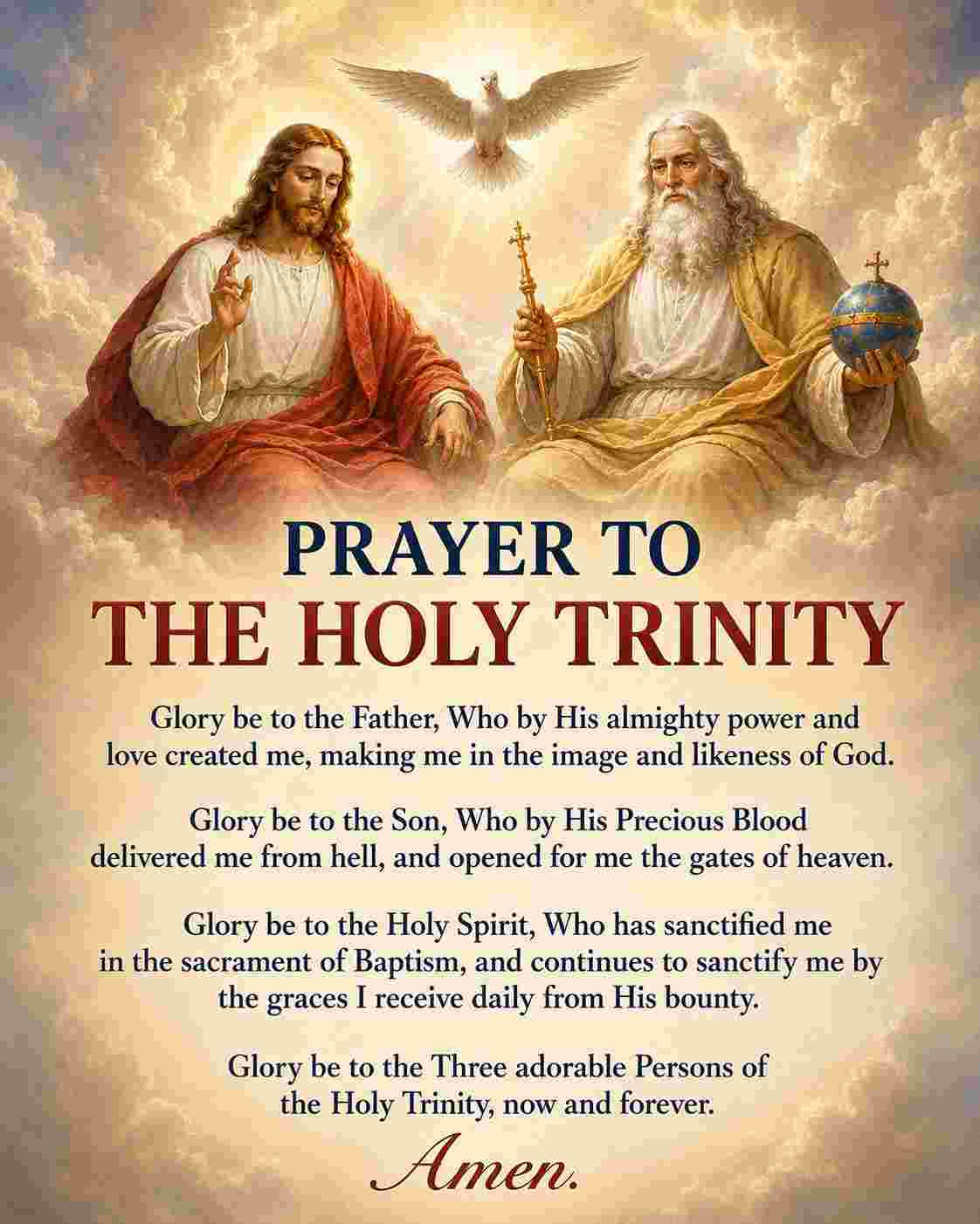 Prayer to the Holy Trinity