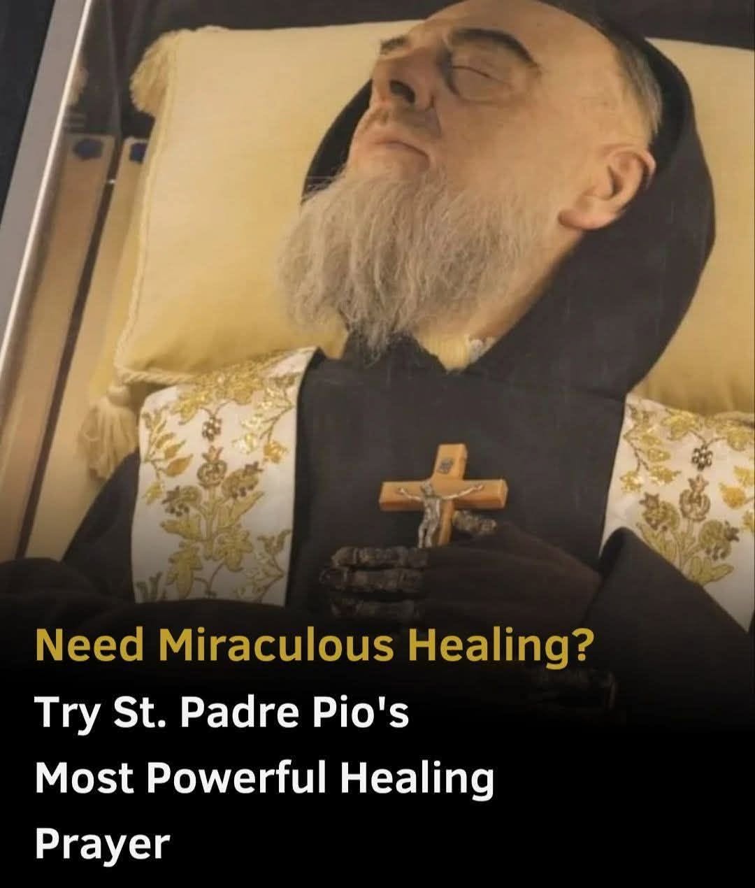 The Most Powerful Healing Prayer of Padre Pio