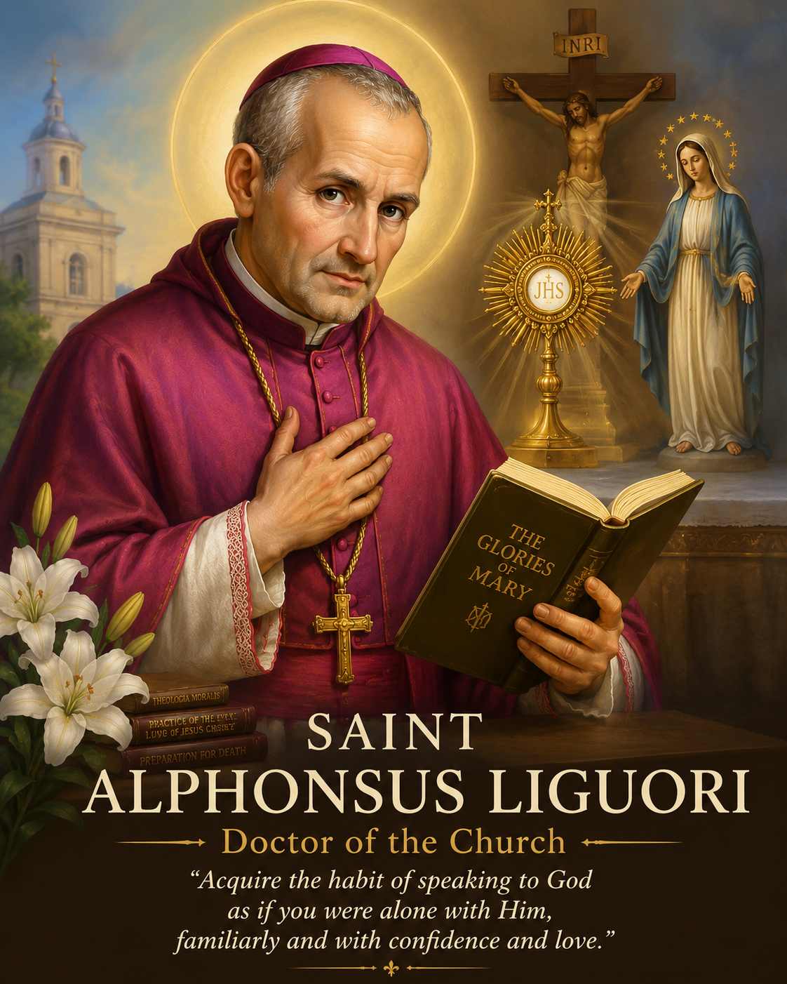 Saint Alphonsus Liguori: Doctor of the Church, Moral Theologian, and Founder of the Redemptorists